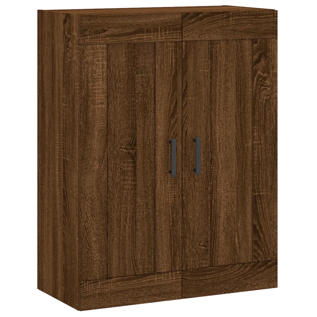 vidaXL Aparador alto madera contrachapada marrón roble 69,5x34x180 cm