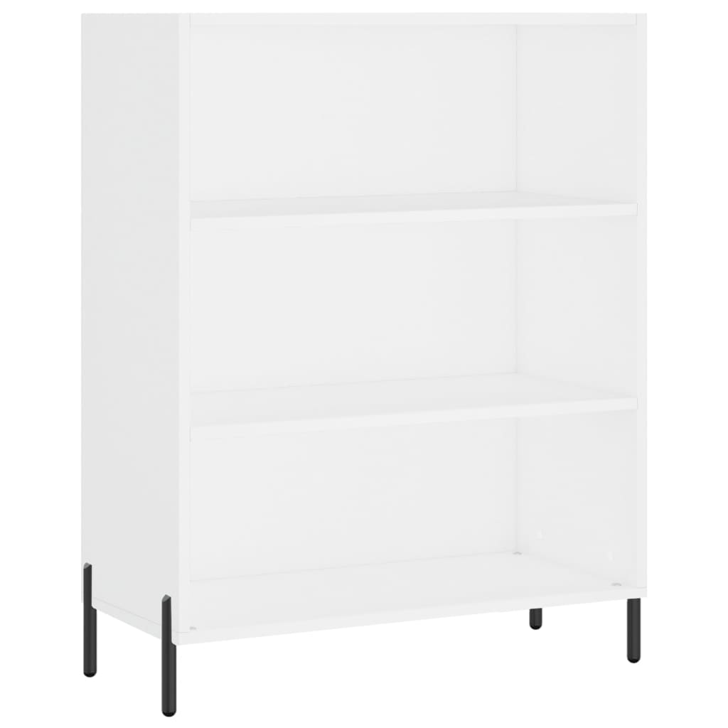 vidaXL Aparador alto madera contrachapada blanco 69,5x34x180 cm