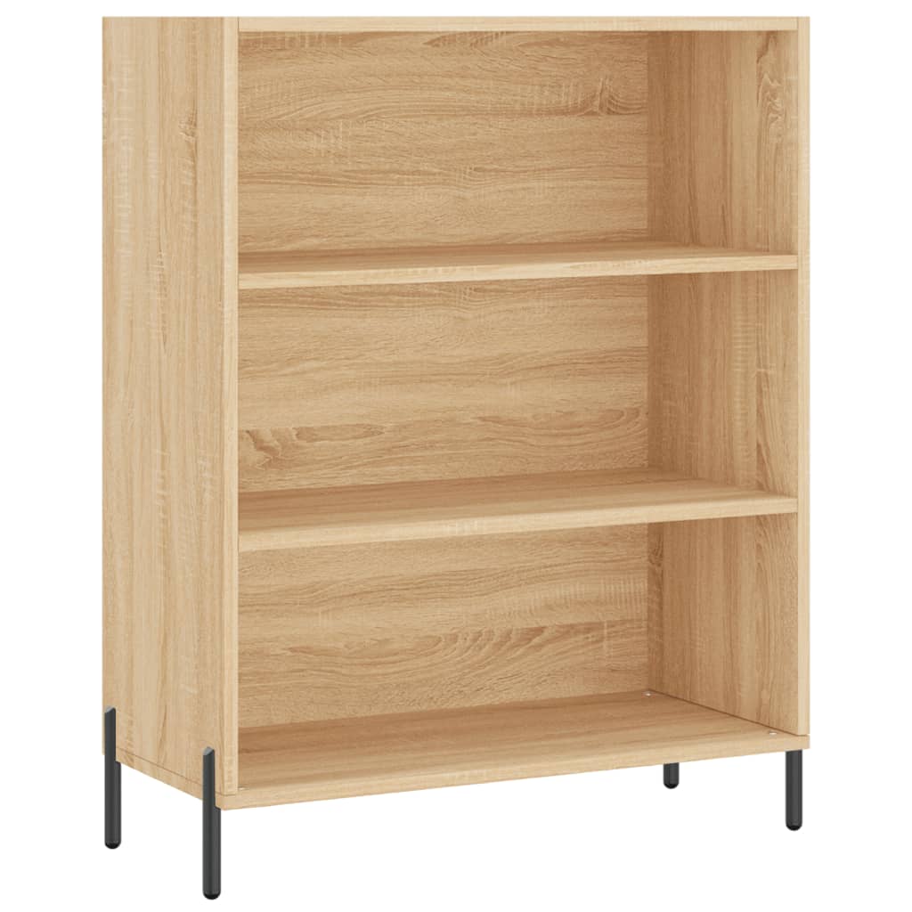 vidaXL Aparador alto madera contrachapada color roble 69,5x34x180 cm