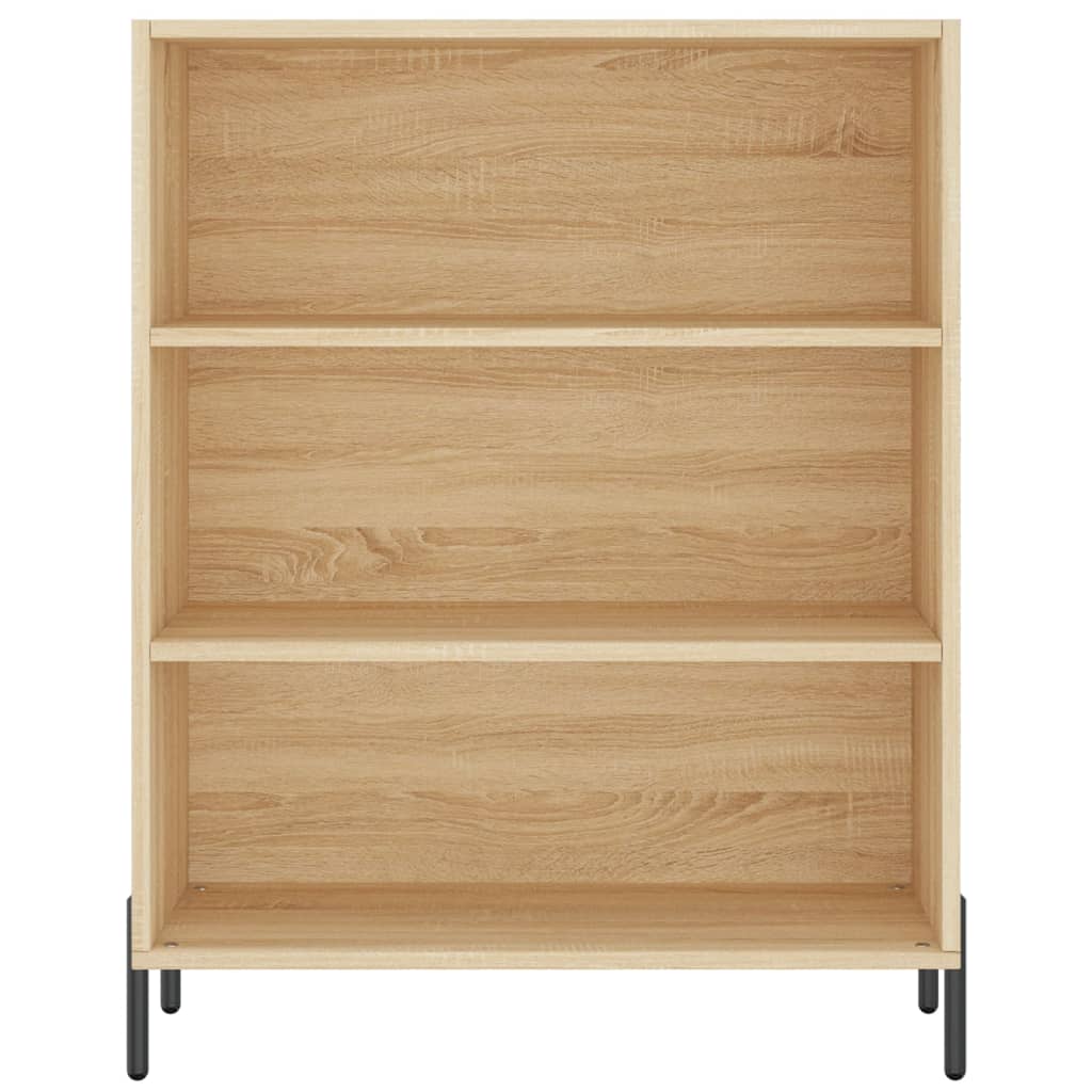 vidaXL Aparador alto madera contrachapada color roble 69,5x34x180 cm