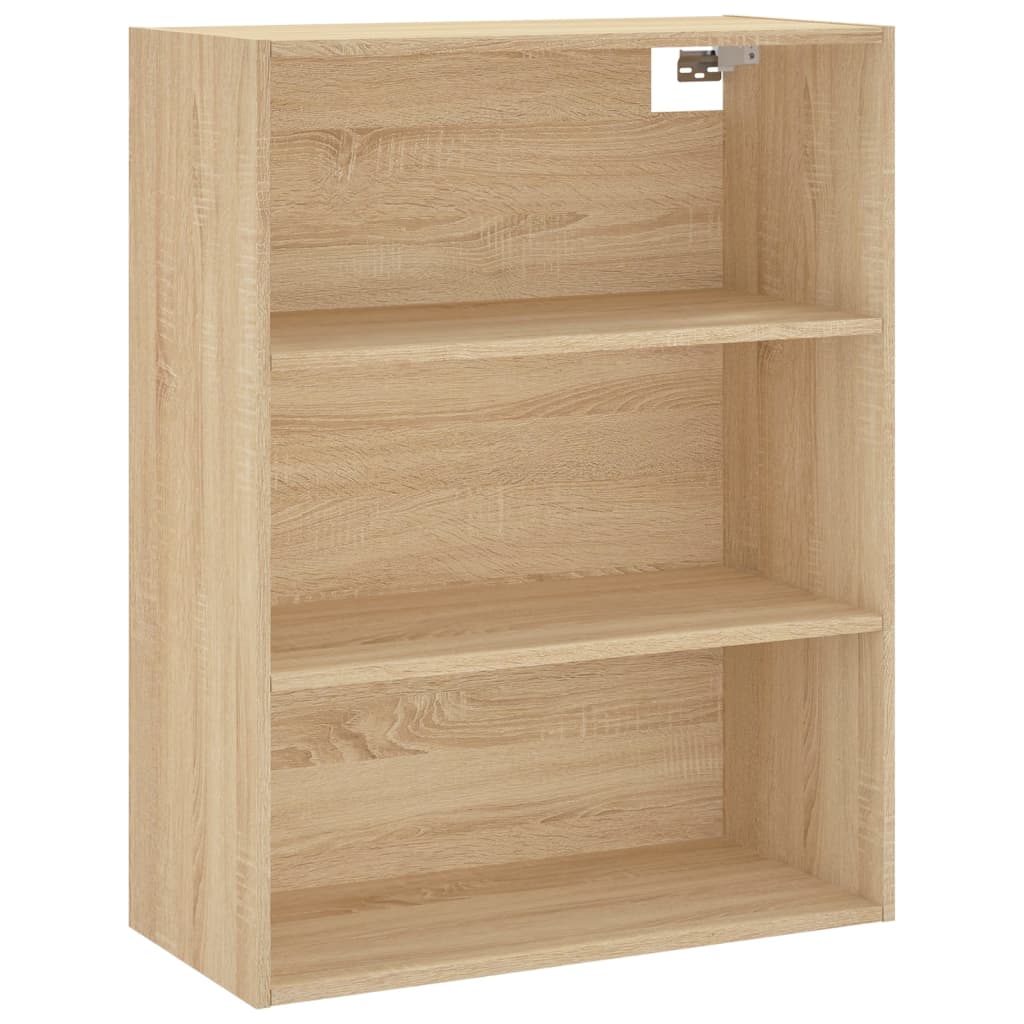 vidaXL Aparador alto madera contrachapada color roble 69,5x34x180 cm