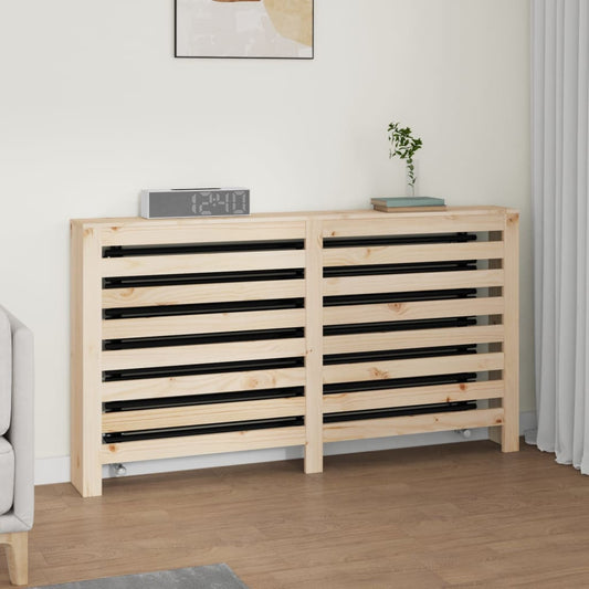 vidaXL Cubierta de radiador madera maciza de pino 153x19x84 cm