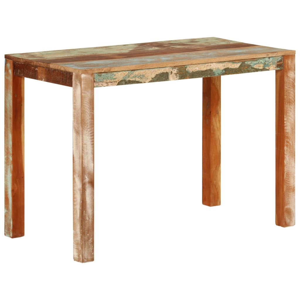 vidaXL Mesa de comedor madera maciza reciclada 110x55x76 cm