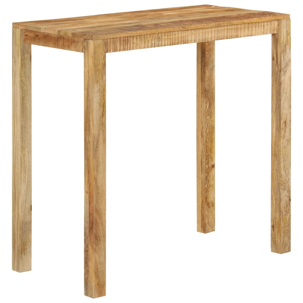 vidaXL Mesa alta de bar madera maciza de mango 112x55x108 cm