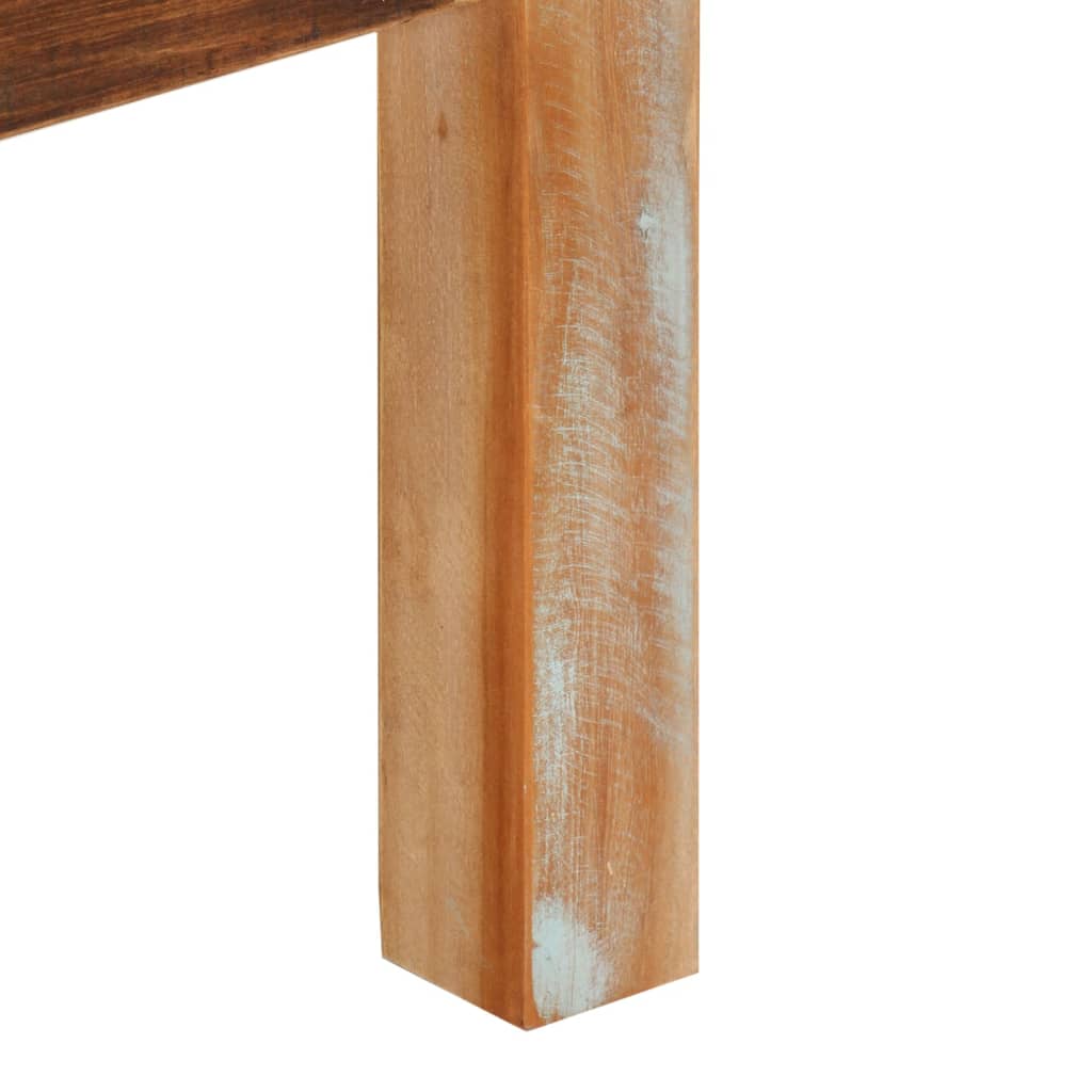 vidaXL Mesa de centro de madera maciza reciclada 55x55x35 cm