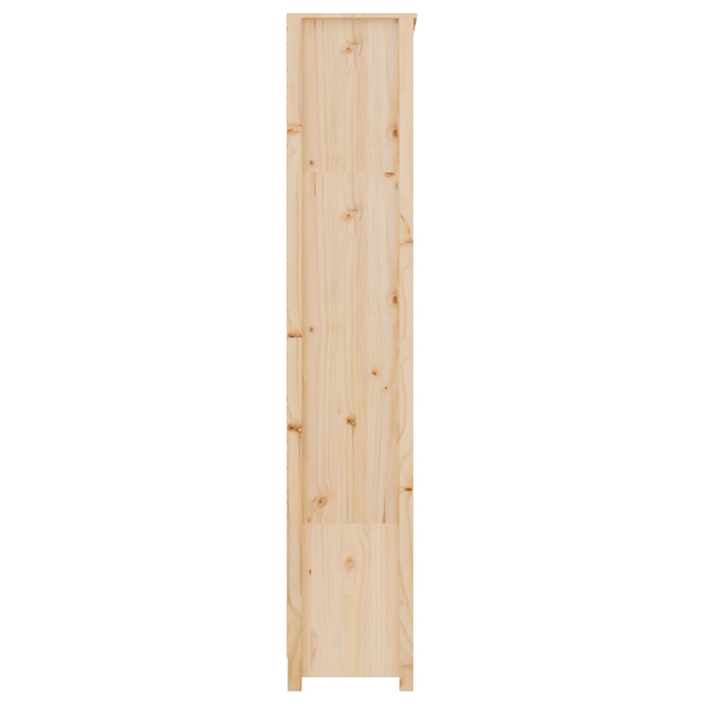 vidaXL Estantería madera maciza de pino 80x35x183 cm