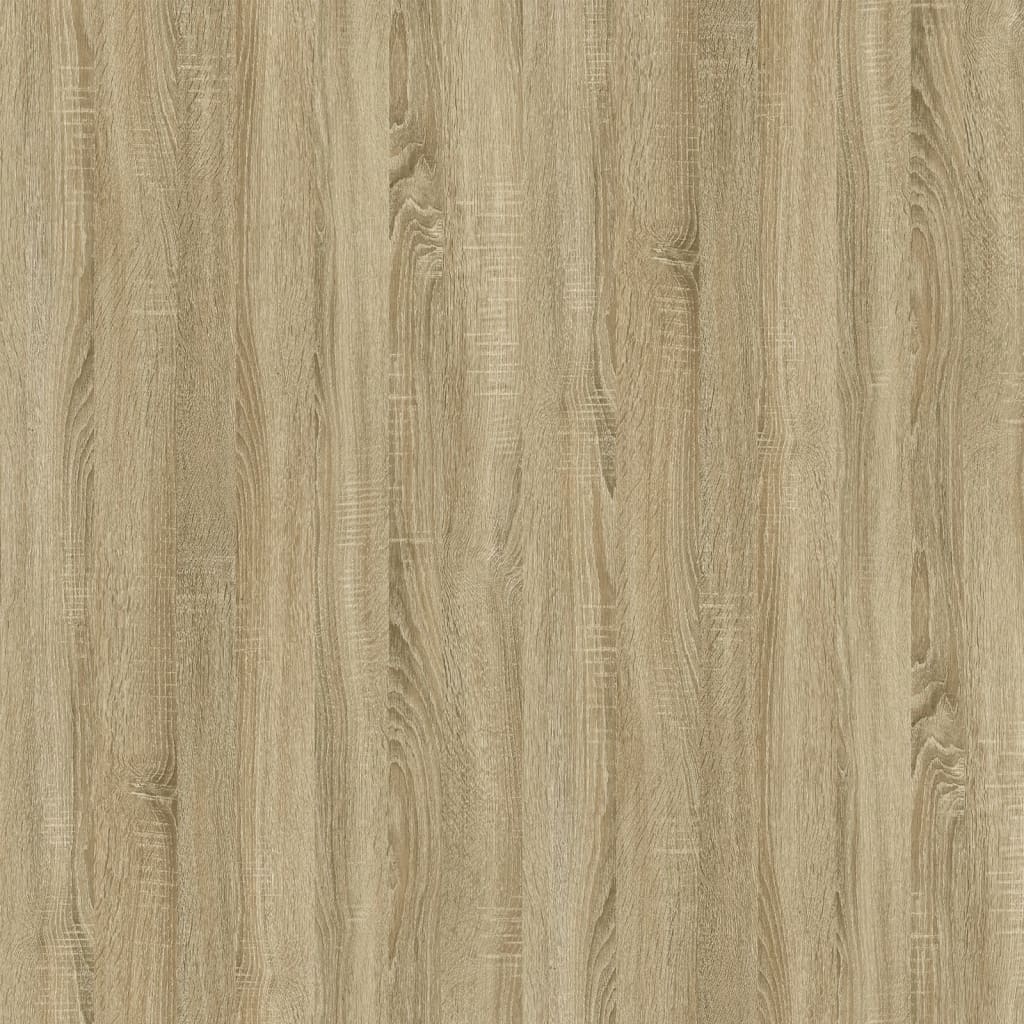 vidaXL Mesa auxiliar madera contrachapada roble Sonoma 55x38x45 cm