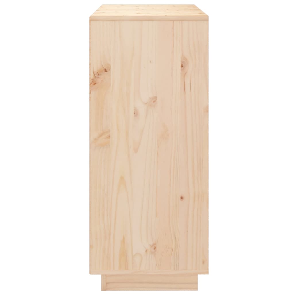 vidaXL Aparador de madera maciza de pino 70x34x80 cm