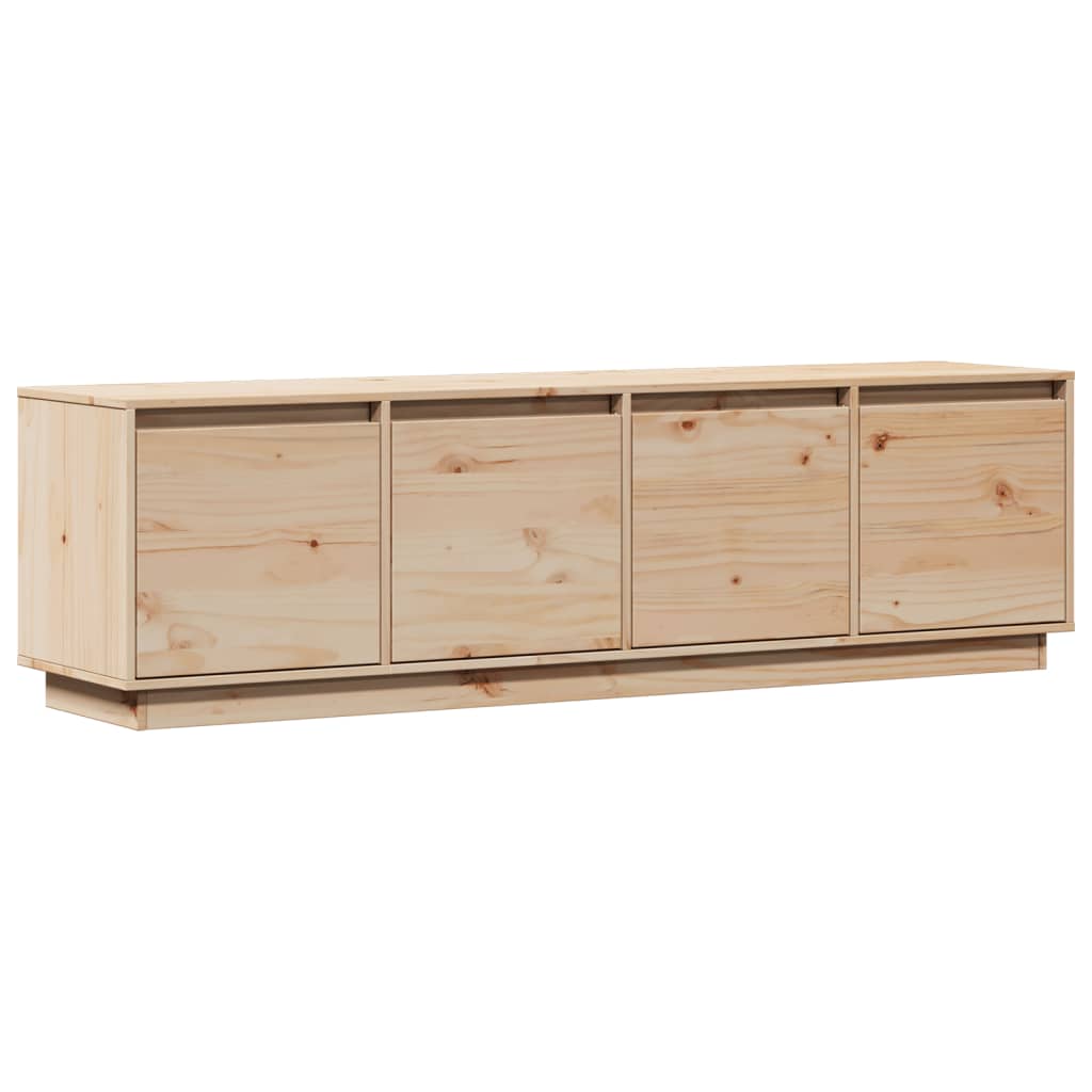 vidaXL Mueble de TV de madera maciza de pino 156x37x45 cm