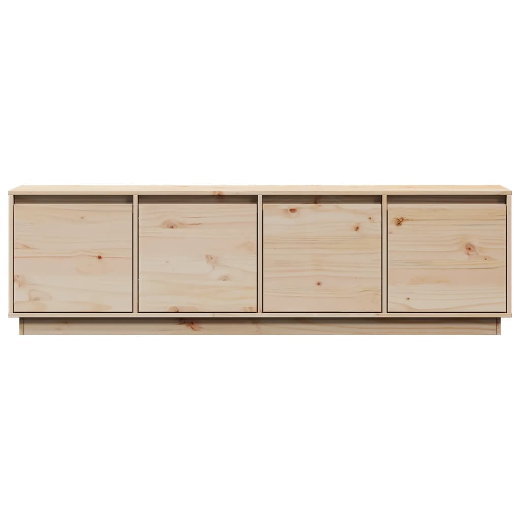 vidaXL Mueble de TV de madera maciza de pino 156x37x45 cm