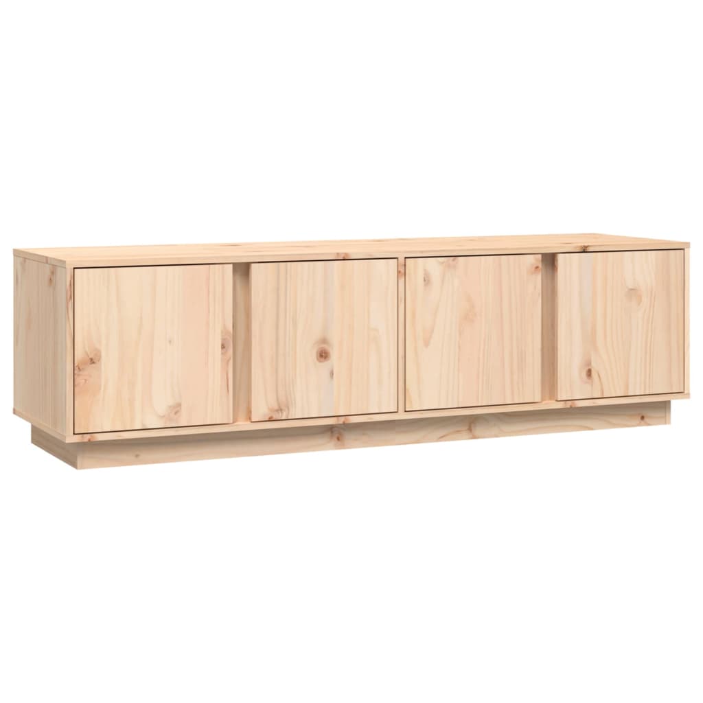 vidaXL Mueble de TV de madera maciza de pino 140x40x40 cm