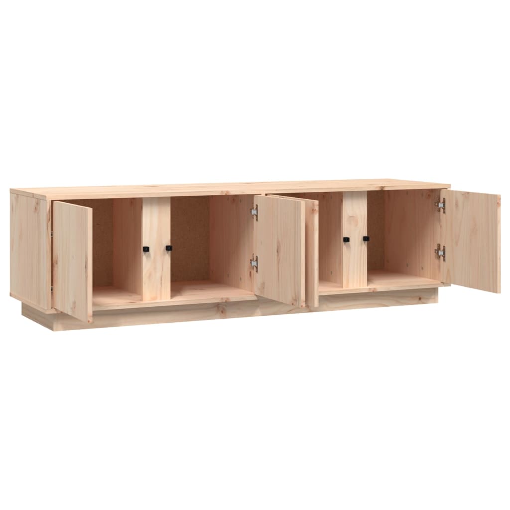 vidaXL Mueble de TV de madera maciza de pino 140x40x40 cm