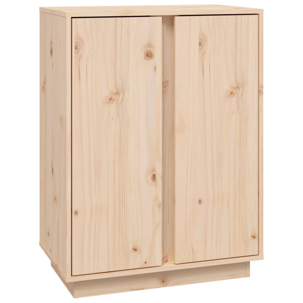 vidaXL Aparador de madera maciza de pino 60x35x80 cm