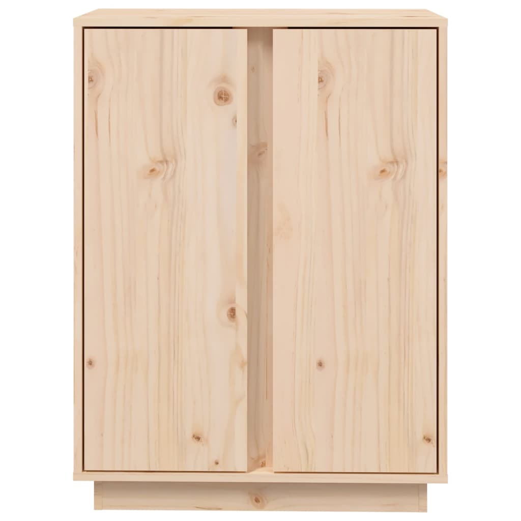 vidaXL Aparador de madera maciza de pino 60x35x80 cm