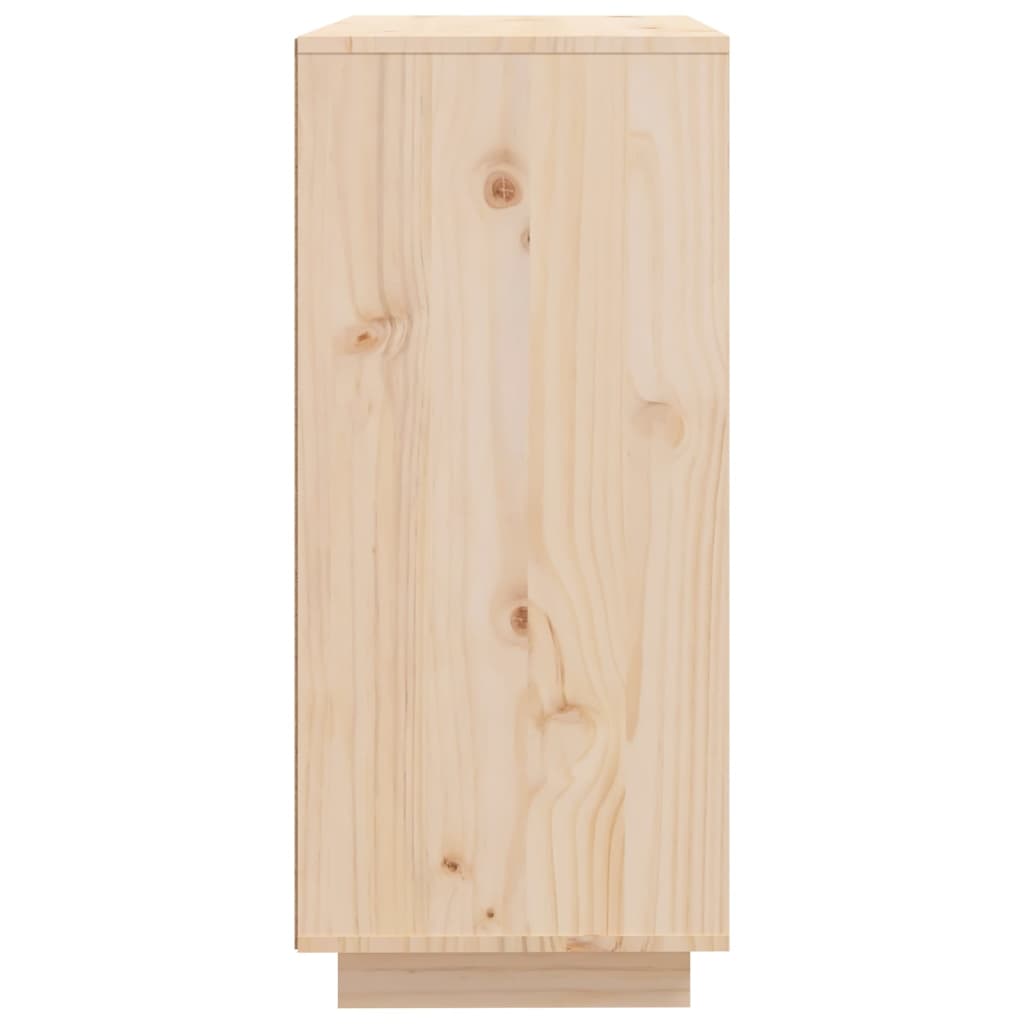 vidaXL Aparador de madera maciza de pino 60x35x80 cm