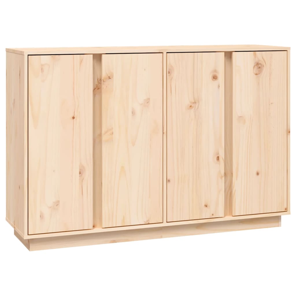 vidaXL Aparador de madera maciza de pino 120x35x80 cm