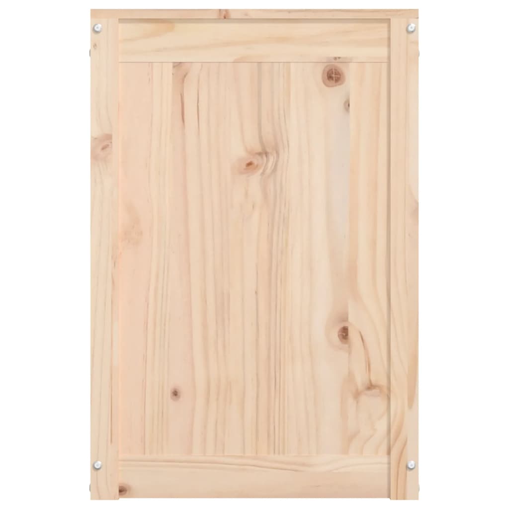 vidaXL Baúl para la colada madera maciza de pino 88,5x44x66 cm