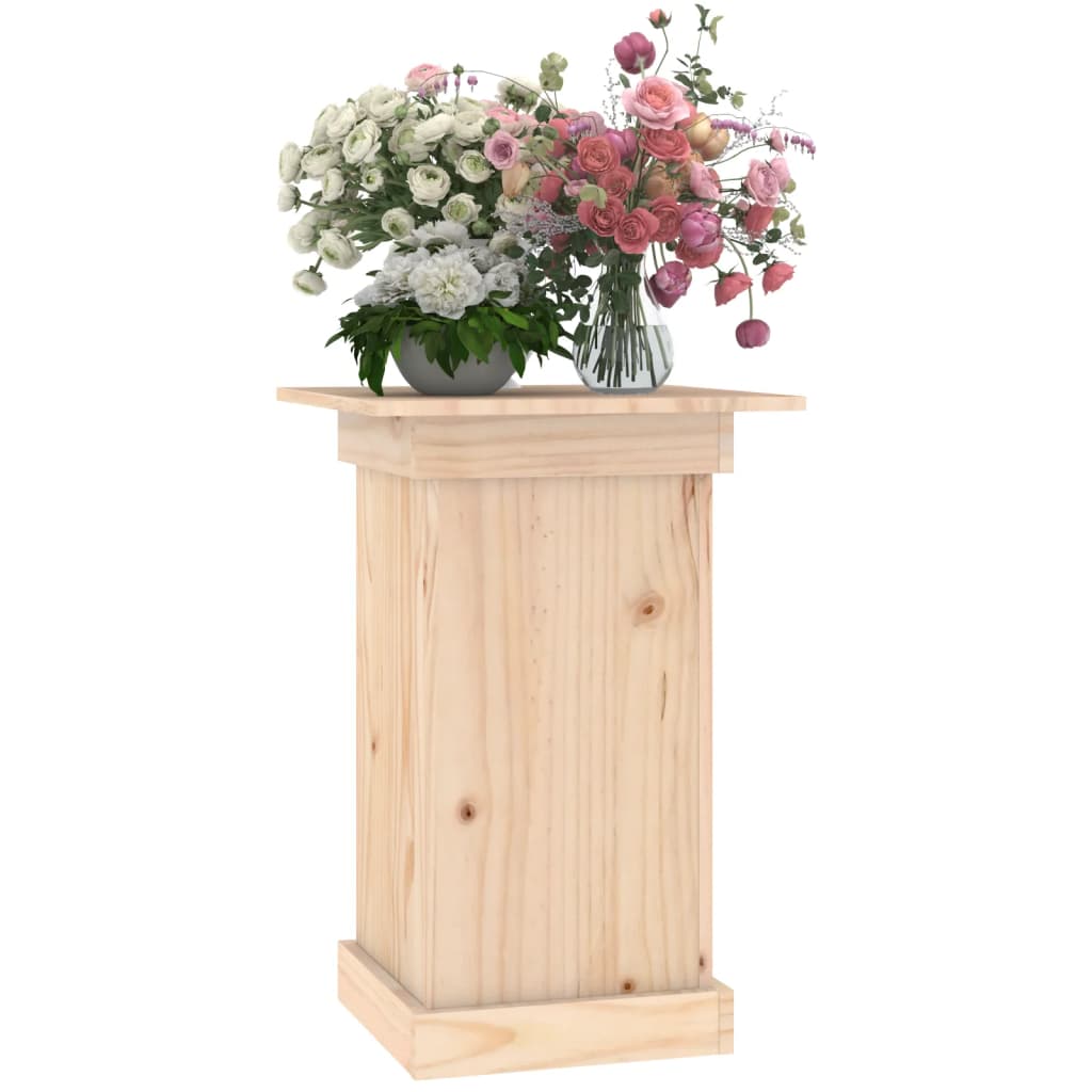 vidaXL Soporte para plantas madera maciza de pino 40x40x60 cm