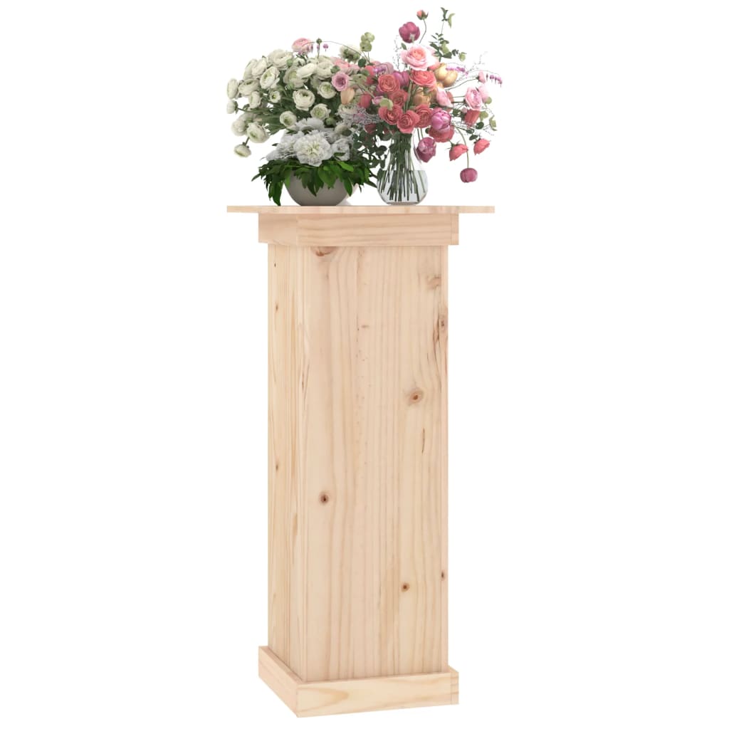 vidaXL Soporte para plantas madera maciza de pino 40x40x90 cm