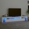 vidaXL Mueble de TV con luces LED blanco 260x36,5x40 cm