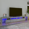 vidaXL Mueble de TV con luces LED gris Sonoma 260x36,5x40 cm