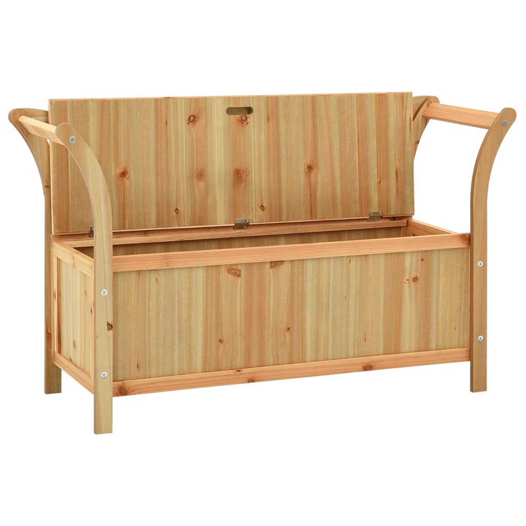 vidaXL Banco madera maciza de abeto 107x45x75,5 cm