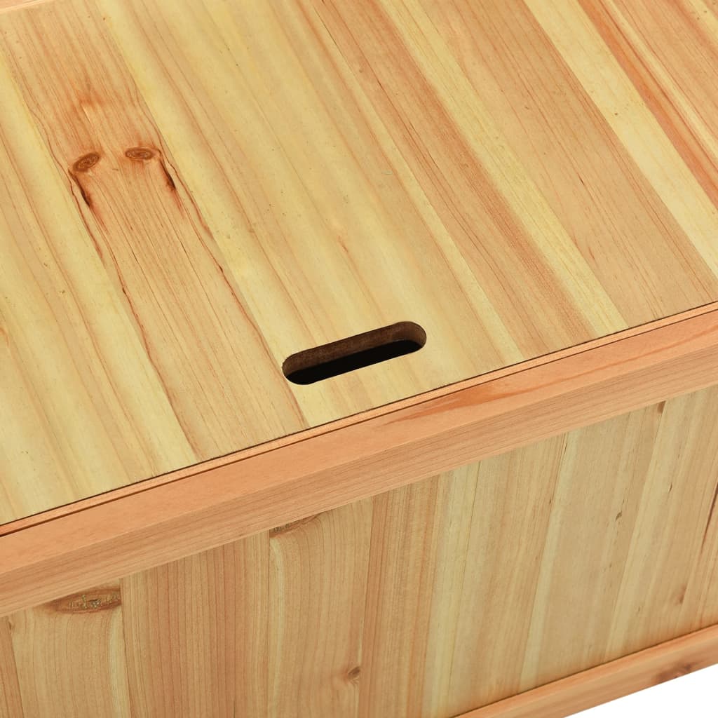 vidaXL Banco madera maciza de abeto 107x45x75,5 cm