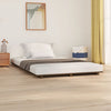 vidaXL Estructura de cama madera maciza pino marrón miel 120x200 cm