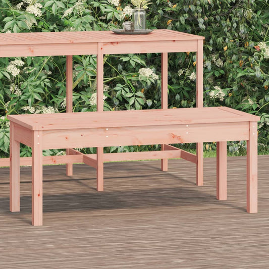 vidaXL Banco de jardín madera maciza abeto de Douglas 109x44x45 cm