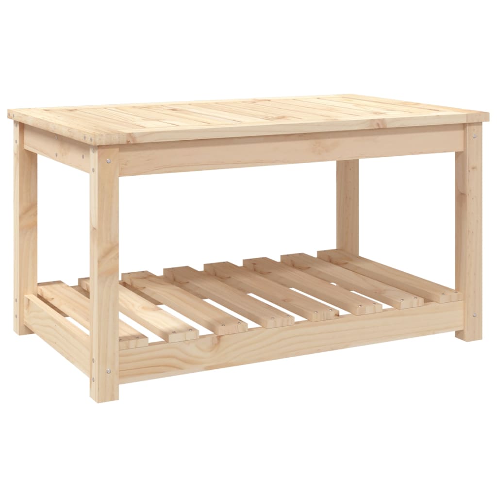 vidaXL Mesa de jardín madera maciza de pino 82,5x50,5x45 cm