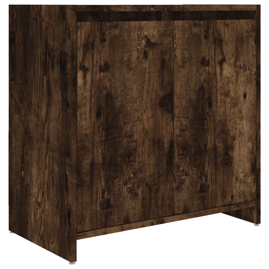 vidaXL Armario de baño madera contrachapada roble ahumado 60x33x61 cm