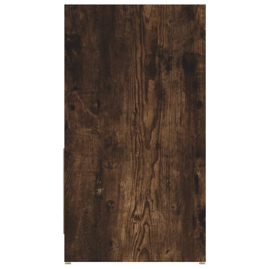 vidaXL Armario de baño madera contrachapada roble ahumado 60x33x61 cm