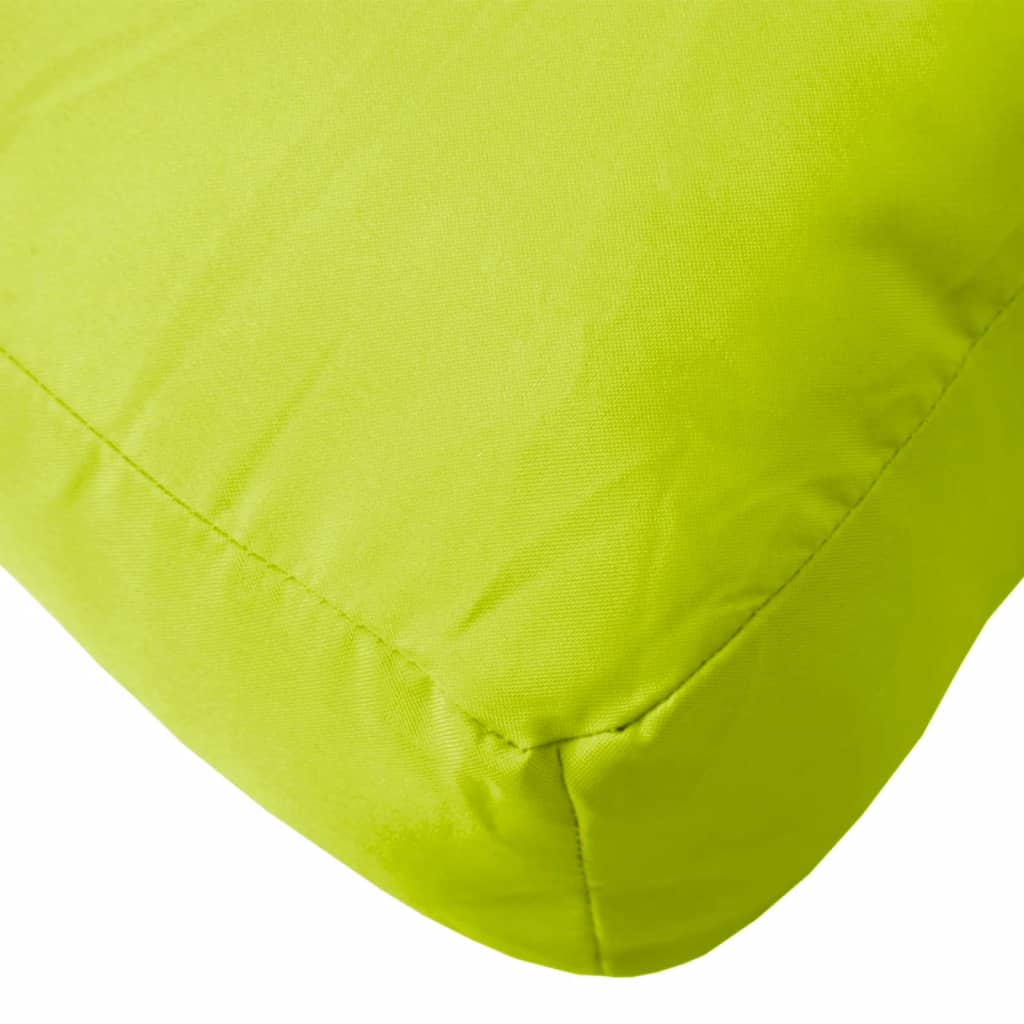 vidaXL Cojín para sofá de palets de tela verde claro 80x80x12 cm