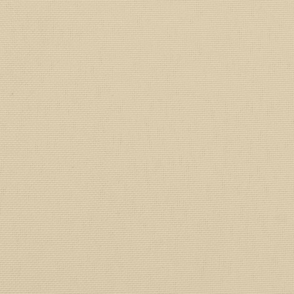 vidaXL Cojines de banco de jardín 2 uds tela Oxford beige 150x50x7 cm