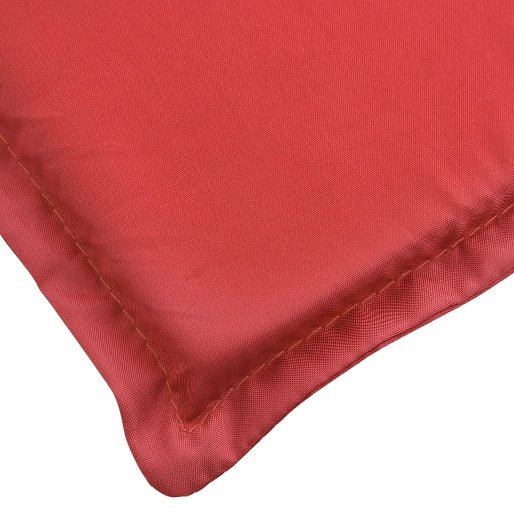 vidaXL Cojín de tumbona de tela Oxford rojo 180x60x3 cm