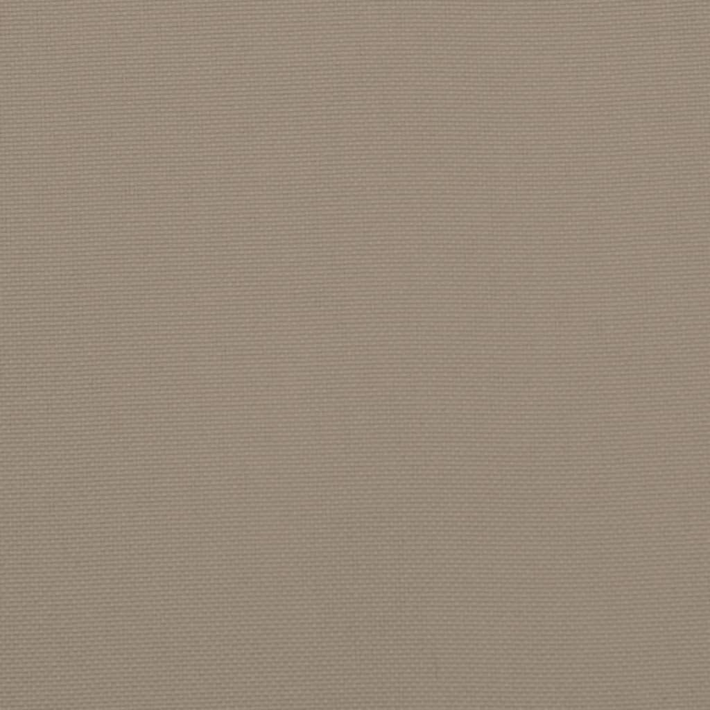 vidaXL Cojín de tumbona de tela Oxford gris taupe 180x60x3 cm