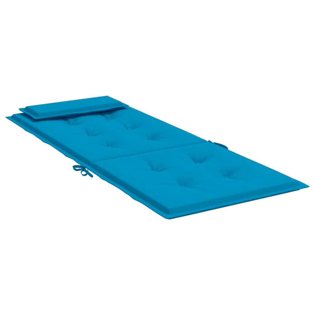 vidaXL Cojines de silla con respaldo alto 6 uds tela Oxford azul claro