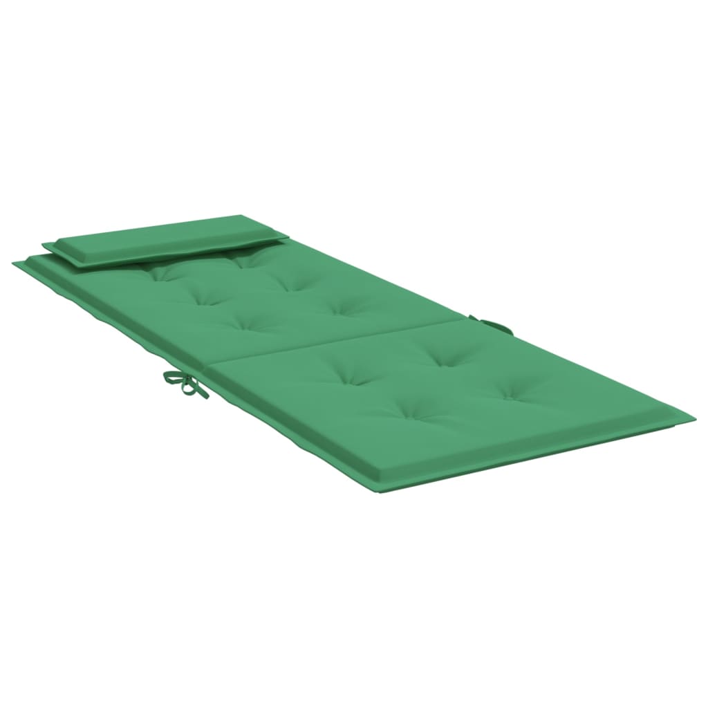 vidaXL Cojines de silla con respaldo alto 6 uds tela Oxford verde