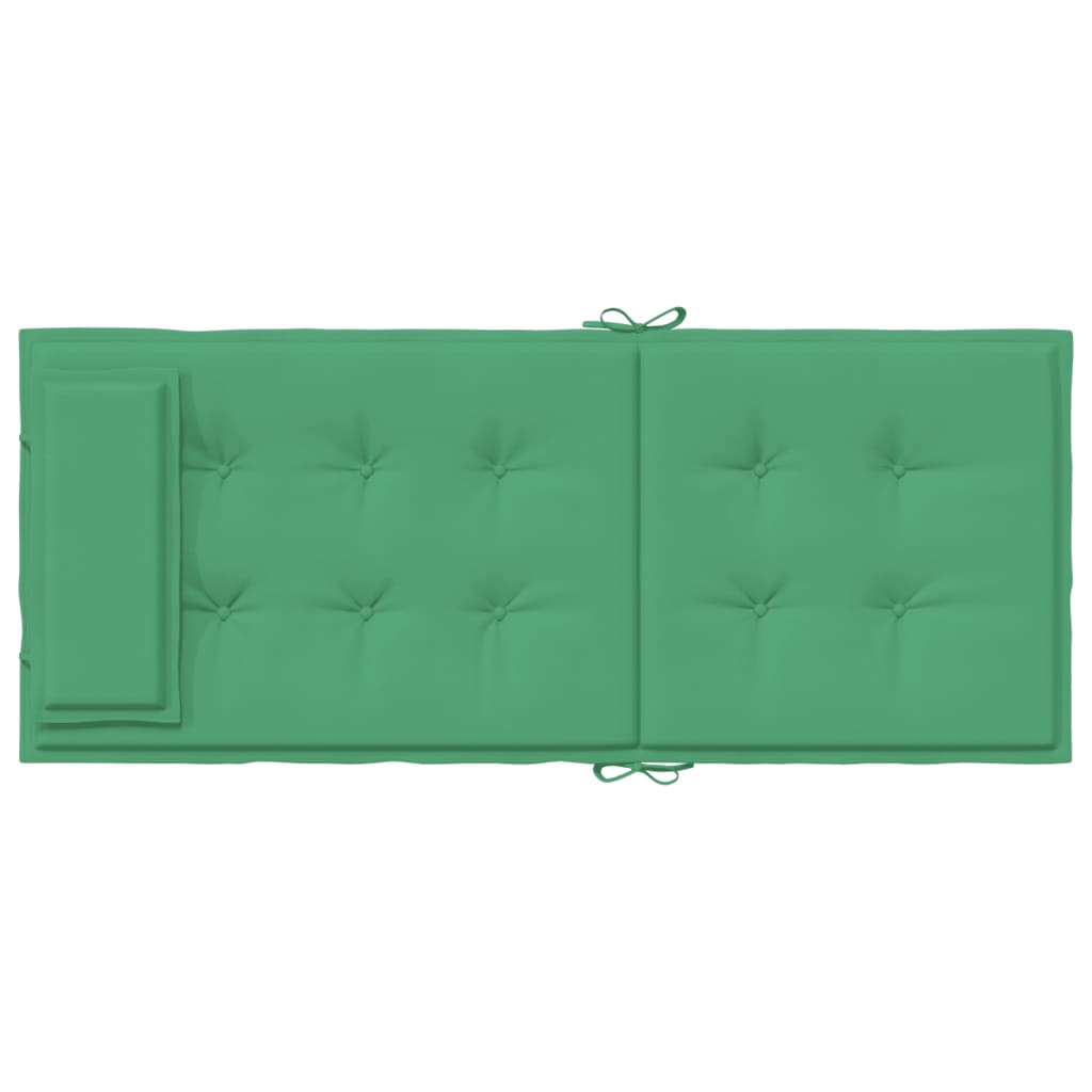 vidaXL Cojines de silla con respaldo alto 6 uds tela Oxford verde