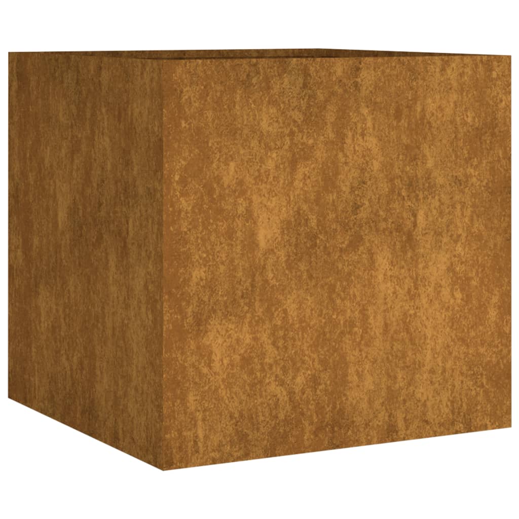 vidaXL Jardinera de acero corten 40x41x40 cm