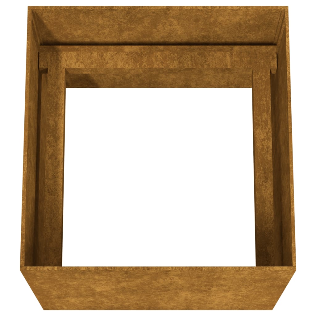 vidaXL Jardinera de acero corten 40x41x40 cm