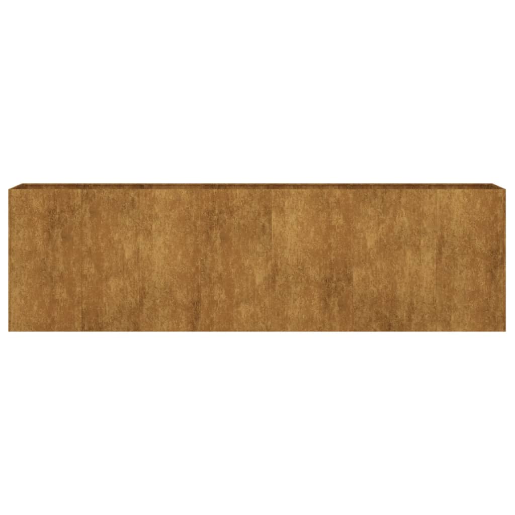 vidaXL Jardinera acero corten 280x40x80 cm