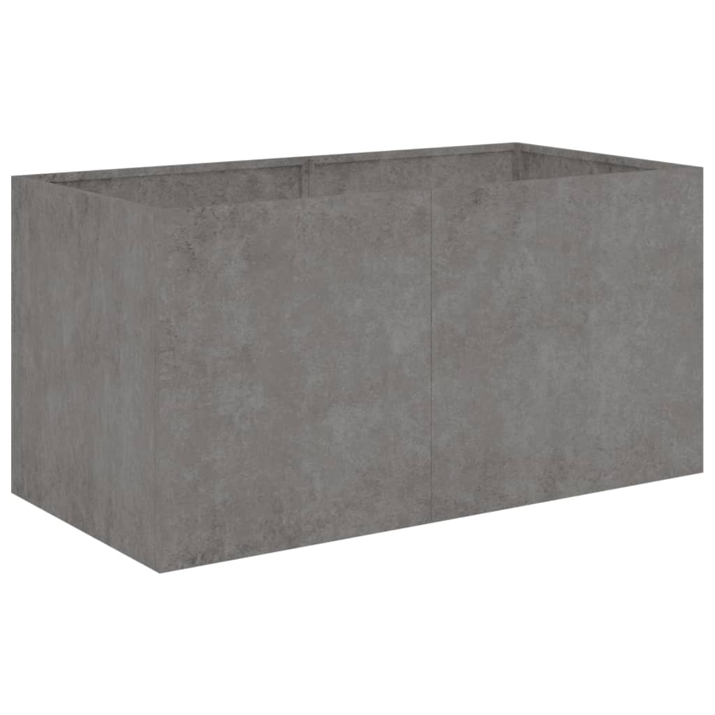 vidaXL Maceta de acero corten 80x40x40 cm