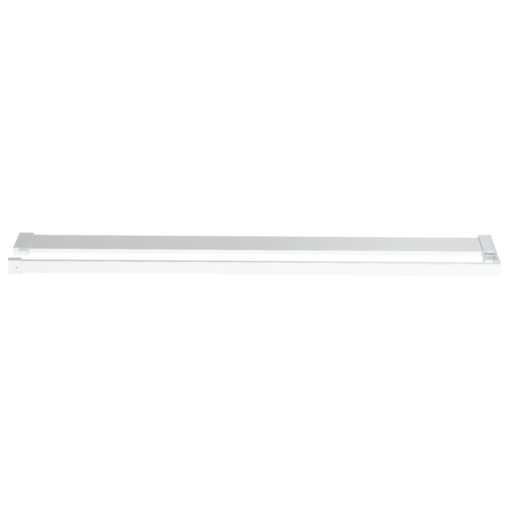 vidaXL Estante de pared de ducha aluminio cromado 90 cm