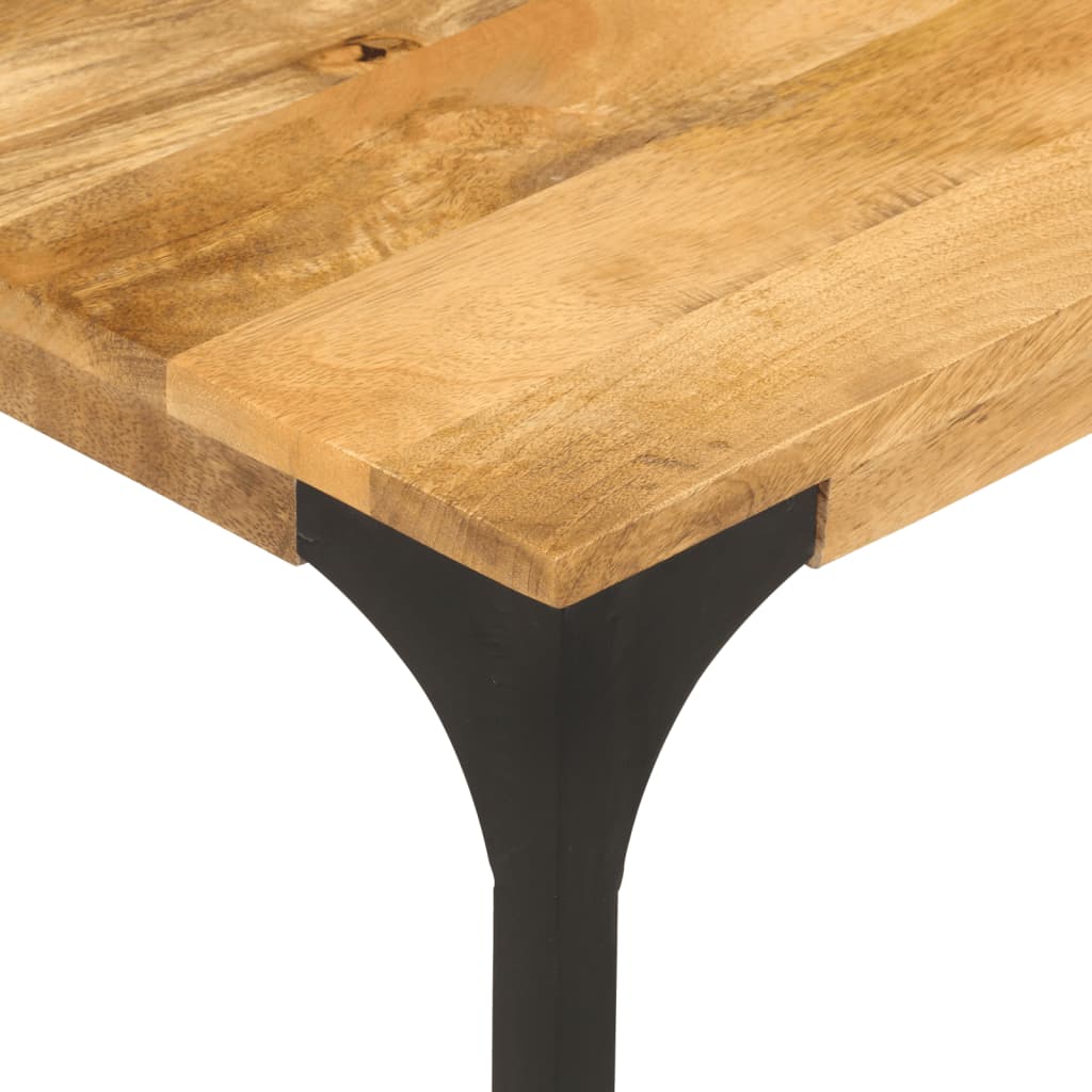 vidaXL Mesa de centro de madera maciza mango 100x55x35 cm