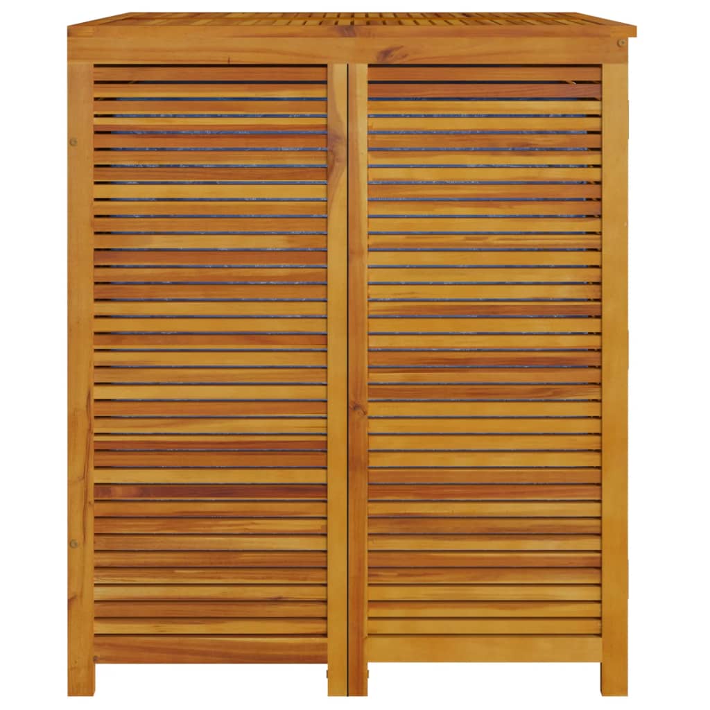 vidaXL Caja de almacenaje de jardín madera maciza acacia 70x87x104 cm