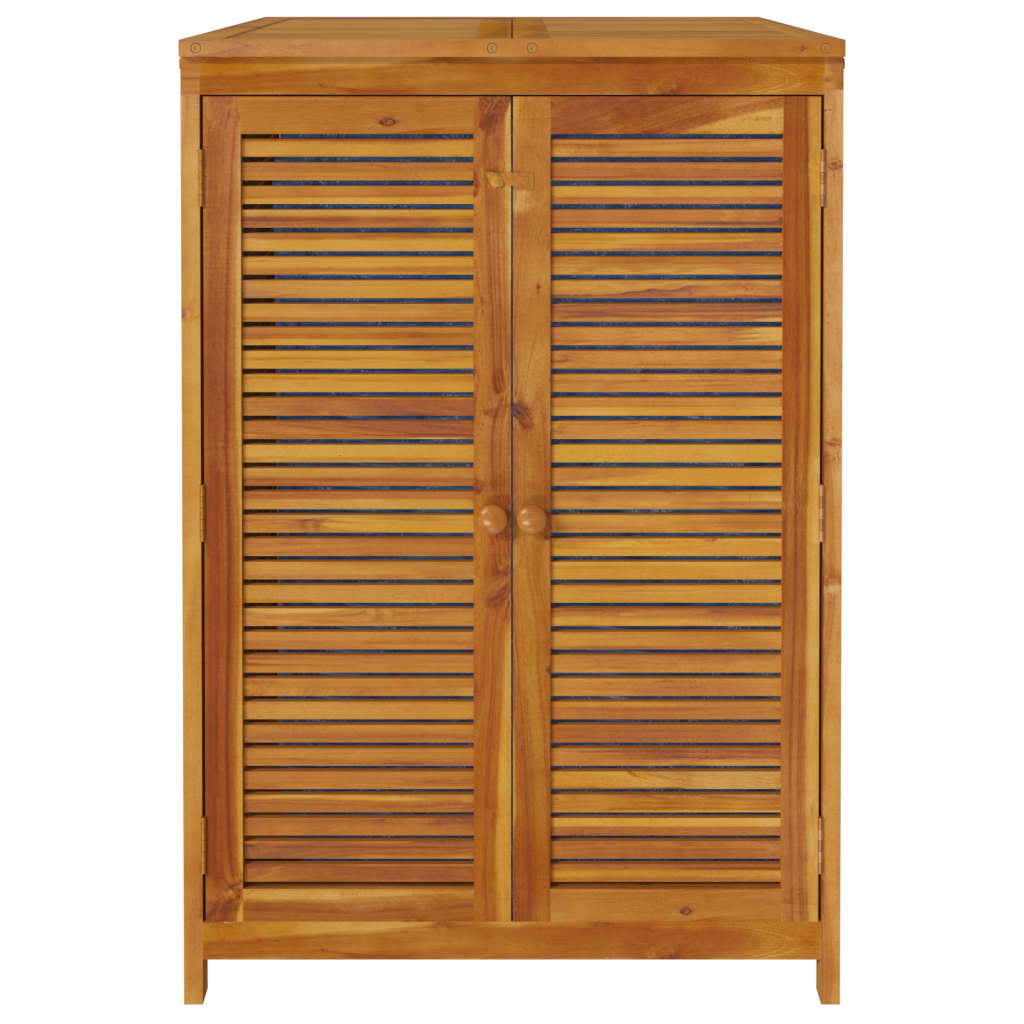 vidaXL Caja de almacenaje de jardín madera maciza acacia 70x87x104 cm