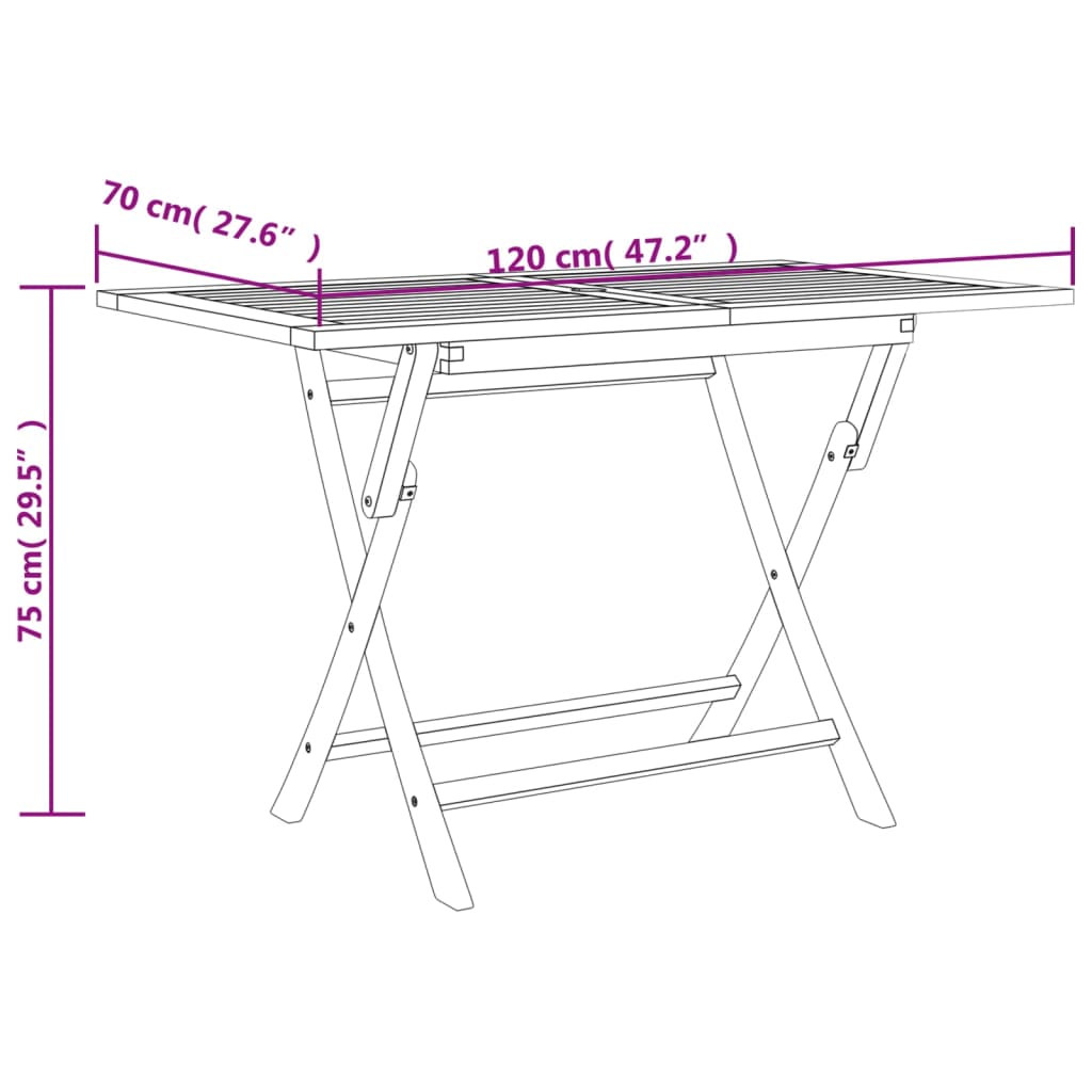 vidaXL Juego de comedor de jardín 5 piezas madera maciza de teca