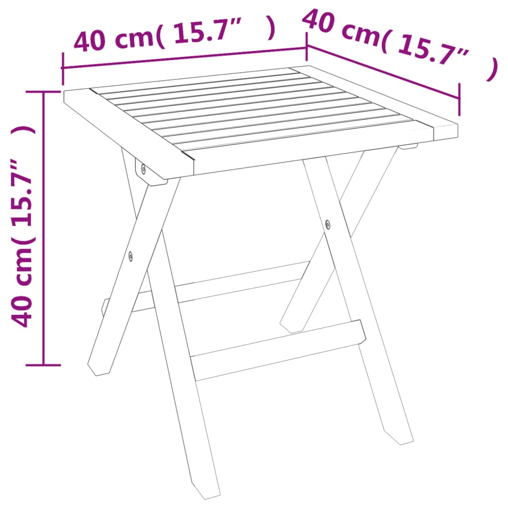 vidaXL Tumbonas con mesa 2 uds madera maciza de acacia blanco