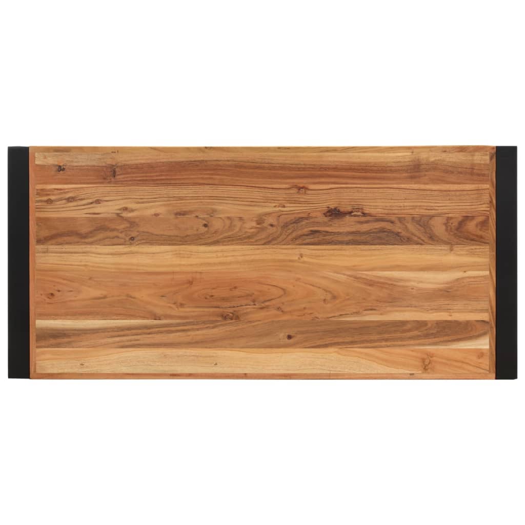 vidaXL Mesa de centro madera maciza acacia 120x55x40 cm